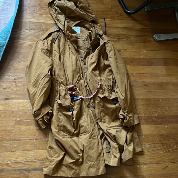 Zara water resistant colorful trench coat - Picture 3 of 4